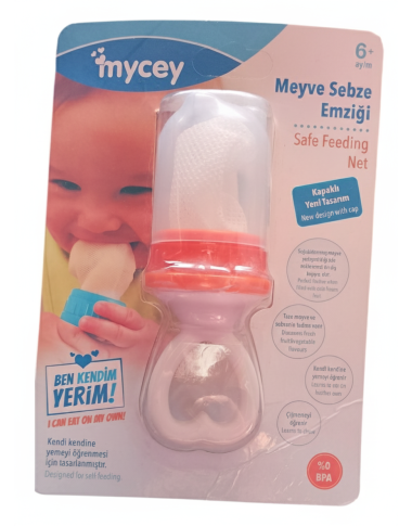Grignoteuse Mycey orangé pour bébé – Food feeder sûr et ergonomique Tunisie