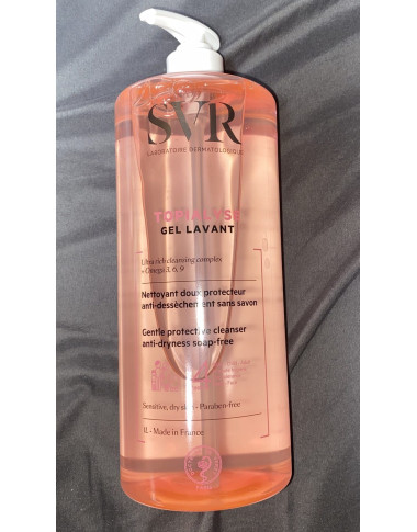 SVR Topialyse Gel Lavant (1L) : Nettoyant Apaisant Peaux Sensibles en Tunisie
