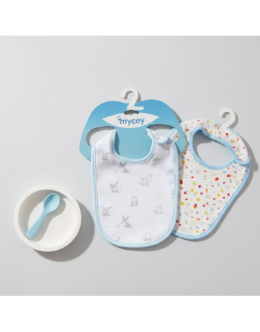 MYCEY BAVOIRS LOT 2 BLEU — BabyMam