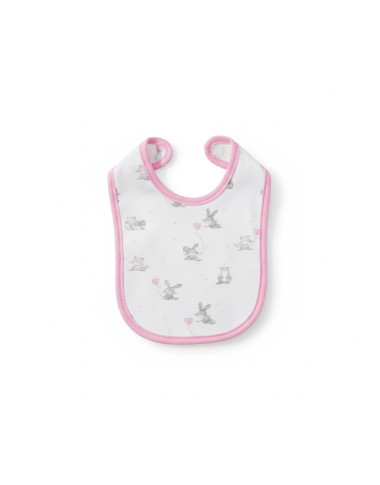 Lot de 2 Bavoirs Mycey Rose | Absorbant & Doux | Babymam