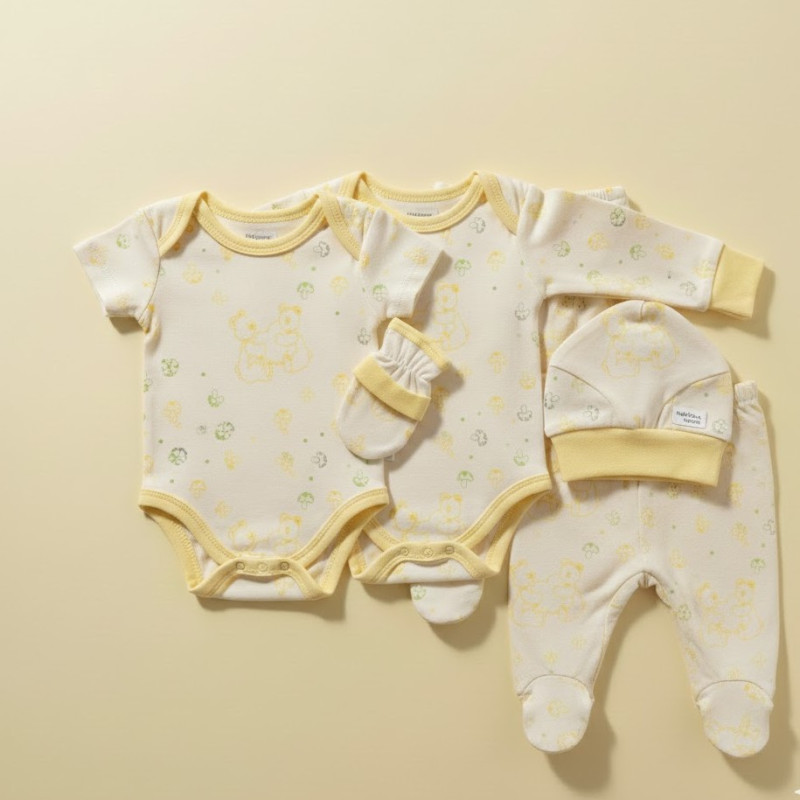 Sortie Clinique Bébé Jaune - Douceur & Confort | Babymam