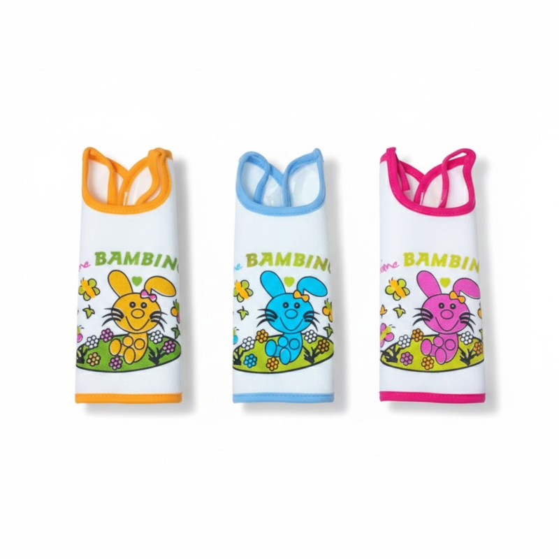 bebe maman bambino bavoir lot/3 coton baby mama