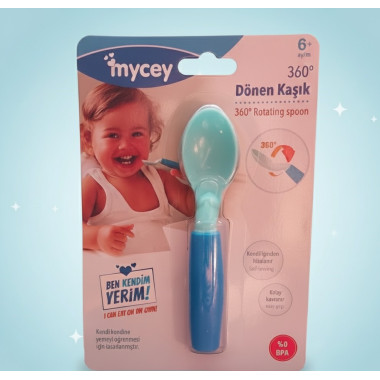 bebe maman mycey cuillere repas bleu selicone baby mam