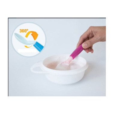 Cuillère Bébé Mycey Bleu | Premier Repas & Douceur | Babymam