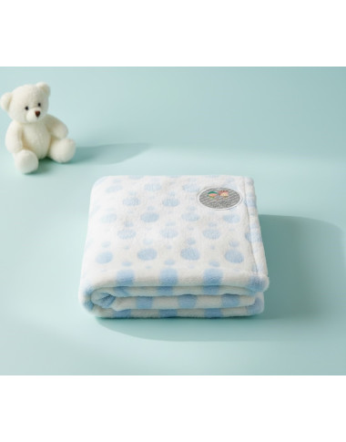 GAMBRRRITOS COUVERTURE 80*110 BLEU CIEL — BabyMam