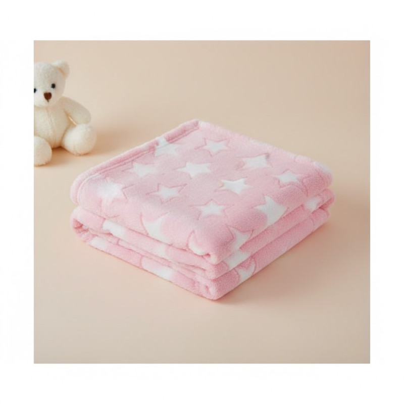 bebe maman gambrritos couverture rose etoile sommeil calme dormir parc lit poussette baby mam