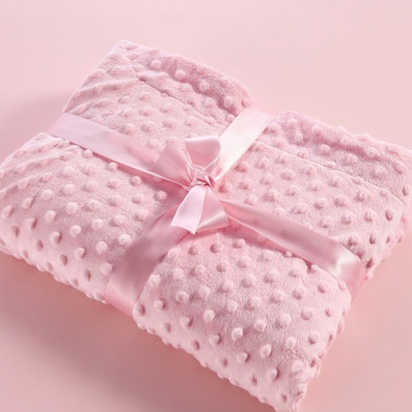 NAF NAF COUVERTURE 80*110 ROSE — BabyMam