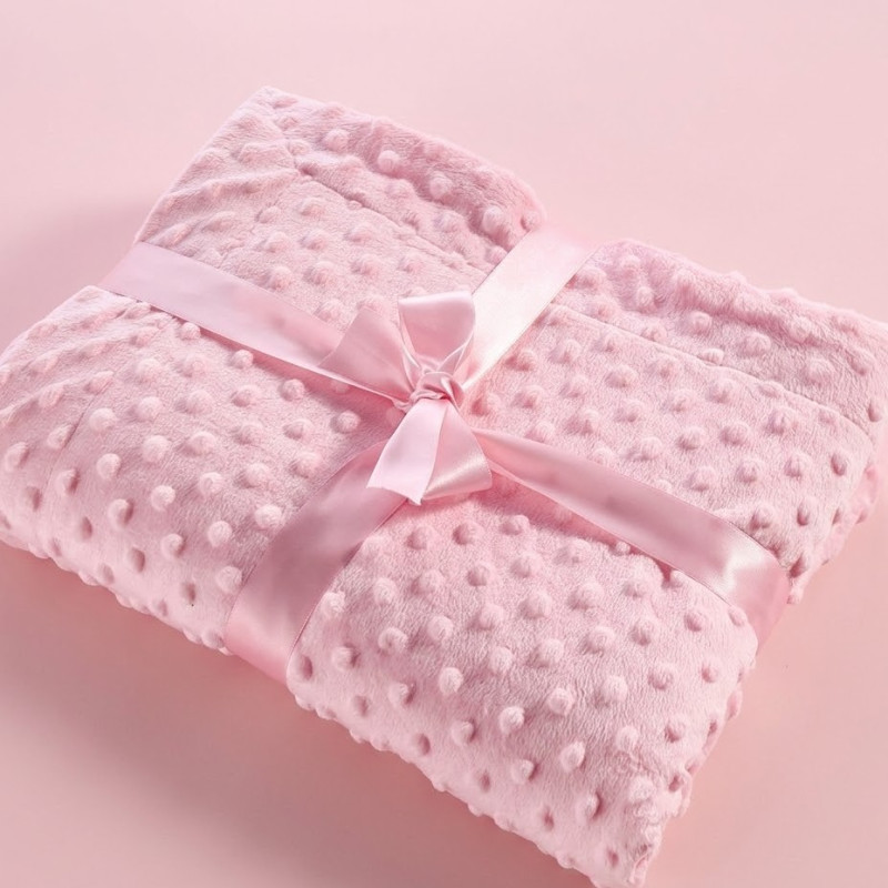 NAF NAF COUVERTURE 80*110 ROSE — BabyMam