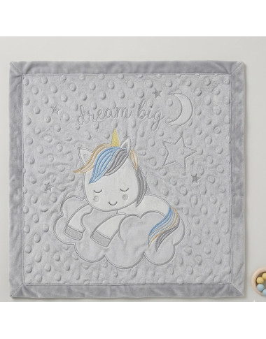 CAMBERRITO'S COUVERTURE BORDEE 80*110 GRIS — BabyMam