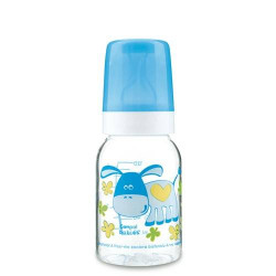 Biberon tritan 120ml bleu  3M+