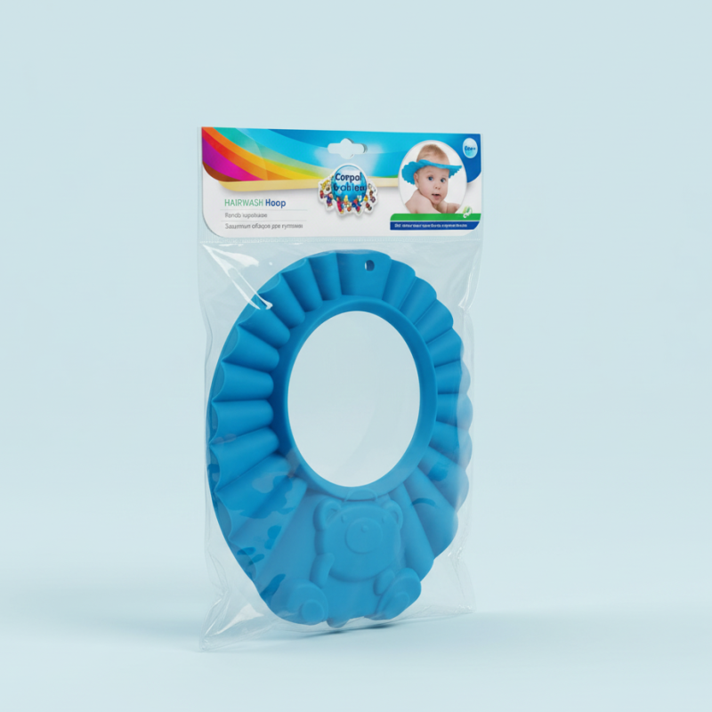 CANPOL BABIES CERCEAU POUR RINCAGE CHEVEUX BLEU — BabyMam