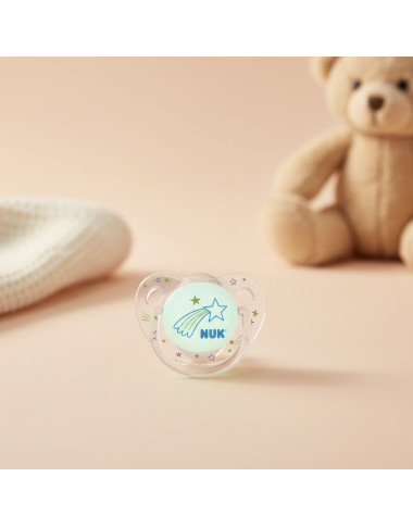 NUK SUCETTE NIGHT AND DAY 0‑6M — Sucette phosphorescente — BabyMam