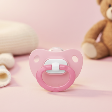 NUK SUCETTE FASHION 0‑6M ROSE — Sucette respirante — BabyMam