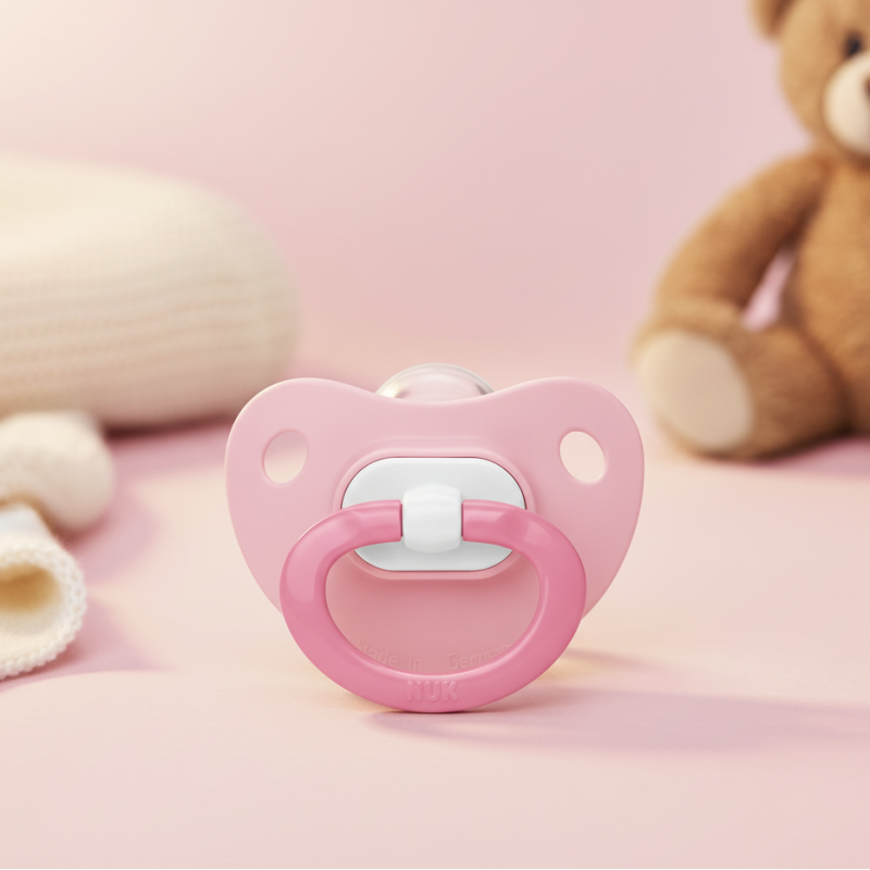 NUK SUCETTE FASHION 0‑6M ROSE — Sucette respirante — BabyMam