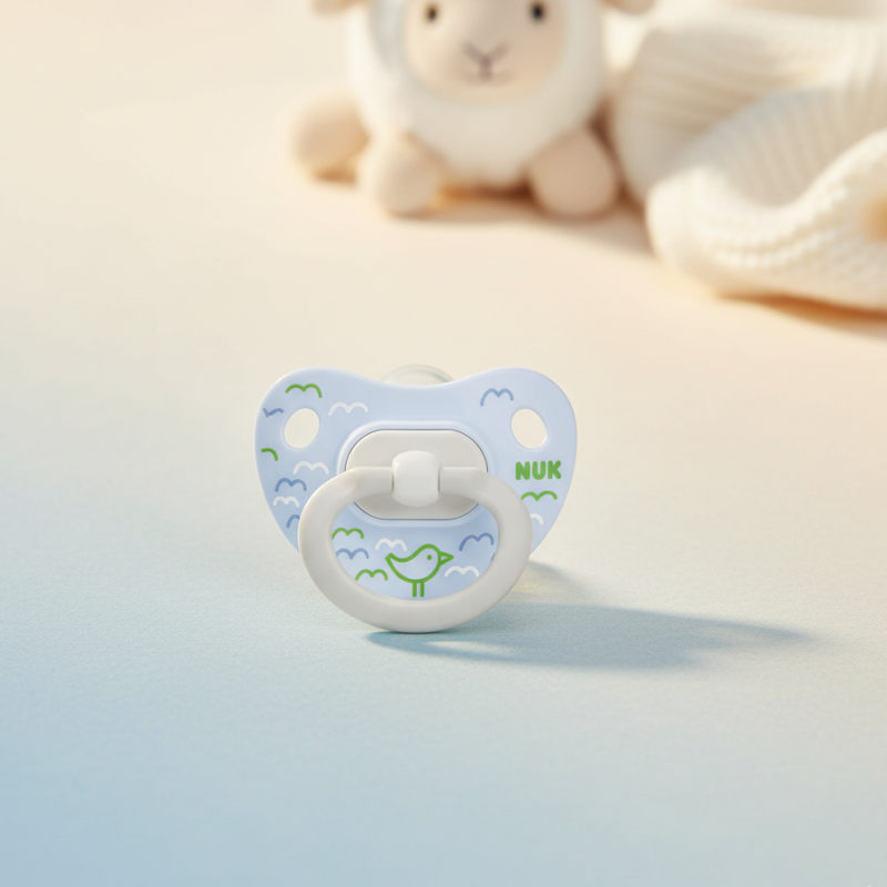 NUK SUCETTE HAPPY DAY 0‑6M BLEU — Sucette physiologique — BabyMam