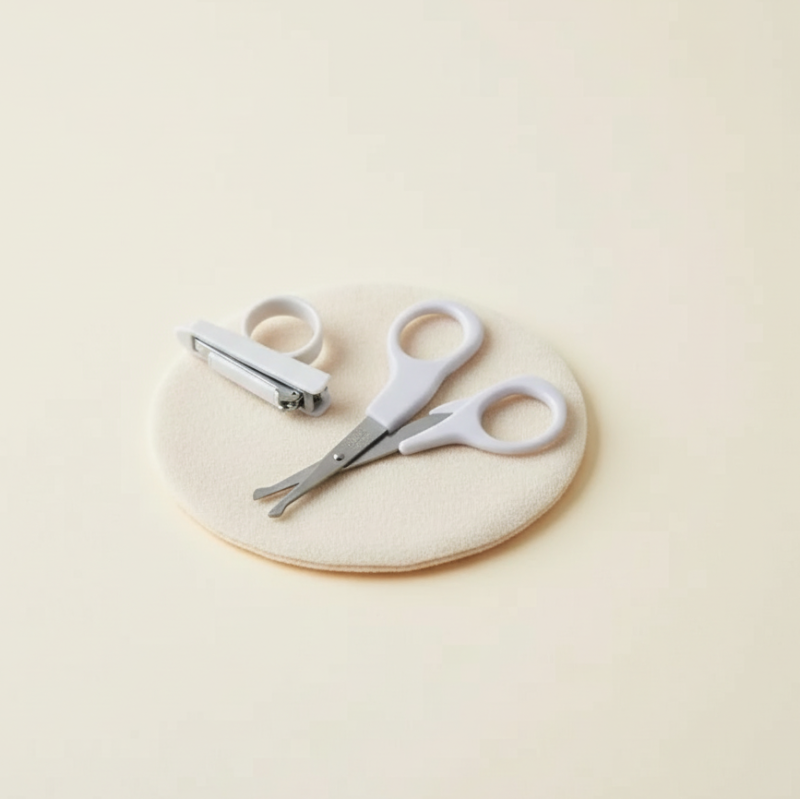 REER COUPE‑ONGLE ET CISEAUX BLANC — Kit BabyCare — BabyMam
