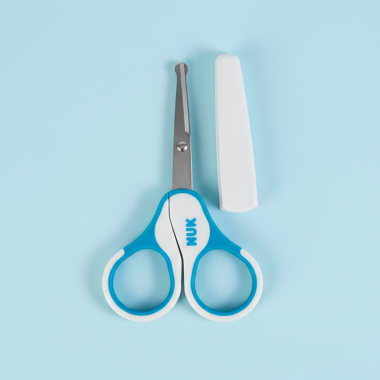 NUK CISEAUX BLEU — Ciseaux à ongles bébé sécurité — BabyMam