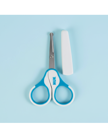 NUK CISEAUX BLEU — Ciseaux à ongles bébé sécurité — BabyMam