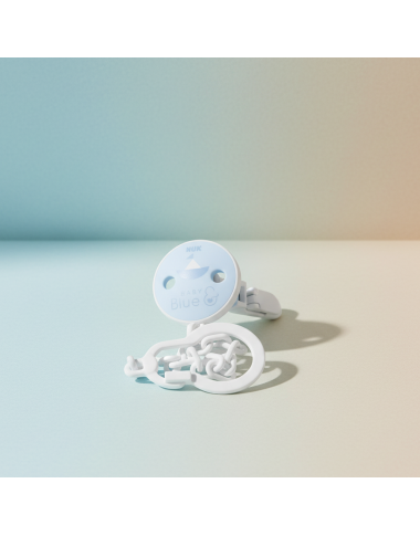 Attache‑sucette NUK universelle — bleu — BabyMam