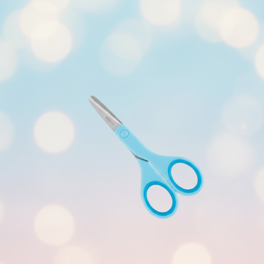 Ciseaux Bébé Chicco Bleu avec Étui de Protection | Babymam