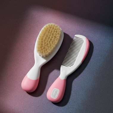 CHICCO BROSSE ET PEIGNE ROSE — BabyMam