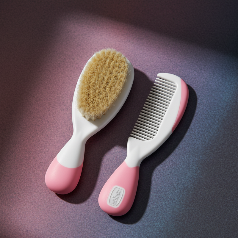 bebe maman chicco brosse peigne rose cheveu douche baby mam
