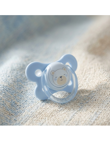 Sucette Chicco Physio Comfort 0‑6m bleu — BabyMam