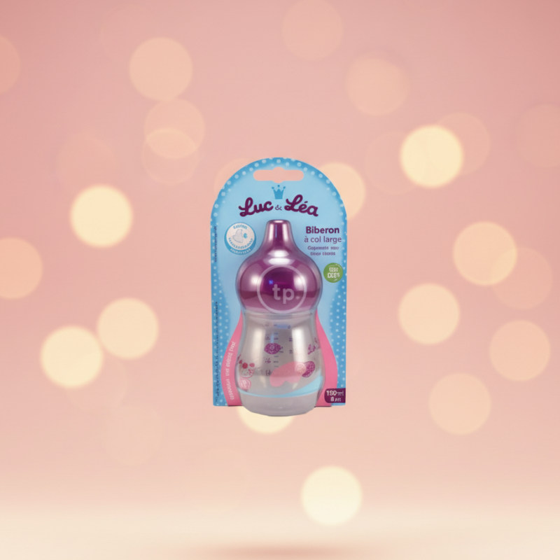 Biberon Luc et Léa 150 ml rose — BabyMam