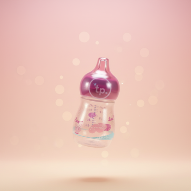 Biberon Luc et Léa 150 ml rose — BabyMam