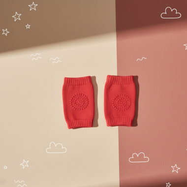 bebe maman mycey genouillere rouge / bleu protection genou baby mam