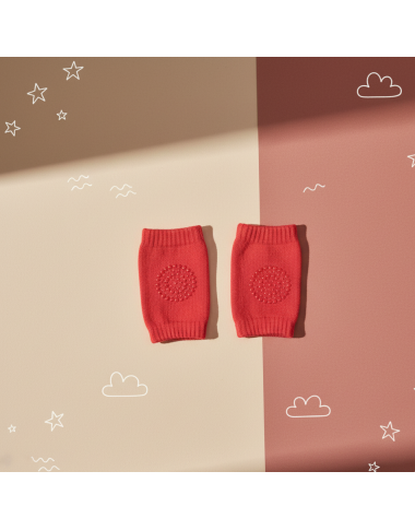 bebe maman mycey genouillere rouge / bleu protection genou baby mam