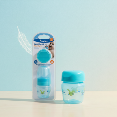 bebe maman mycey micro biberon 30ML plastique bleu baby mam