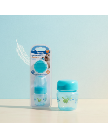 bebe maman mycey micro biberon 30ML plastique bleu baby mam