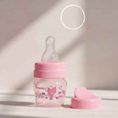 bebe maman mycey micro biberon 30ML plastique rose baby mam