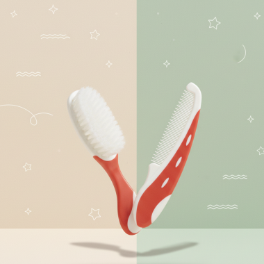 Set Brosse et Peigne Tigex | Doux & Ergonomique | Babymam