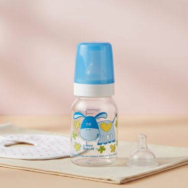 bebe maman canpol babies biberon plastique 120ML bleu baby mam