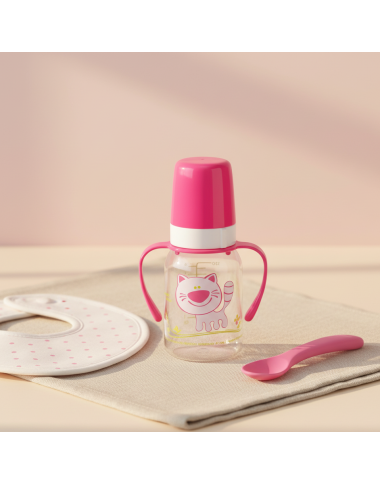 Biberon avec Anses Canpol Babies 120ml Rose | Babymam