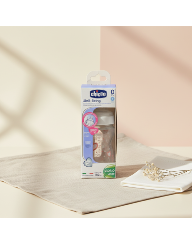 Biberon en verre 150 ml pour bébé en Tunisie – Anti-colique et hygiénique