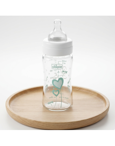 Biberon Chicco Well‑Being verre 240 ml — BabyMam