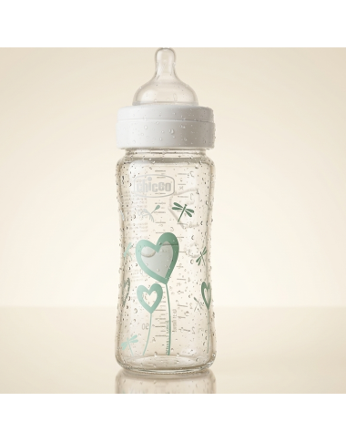 Biberon Chicco Well‑Being verre 240 ml — BabyMam