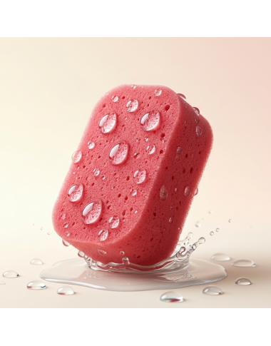 Éponge de Bain Canpol Babies Rose | Douceur | Babymam