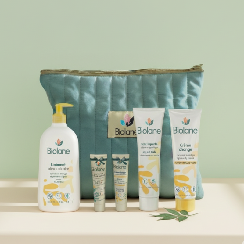 Trousse de Change Biolane Verte : Le Kit Complet de Soins Bébé en Tunisie
