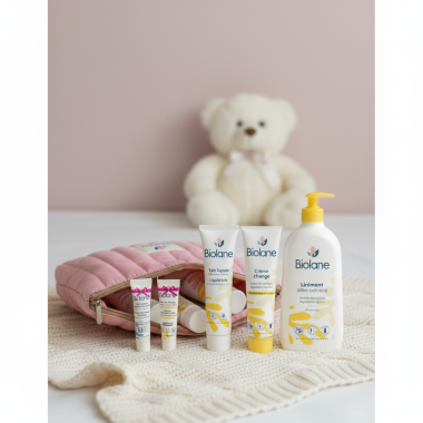 Trousse de Change Biolane Rose : Coffret Complet Soins Bébé en Tunisie