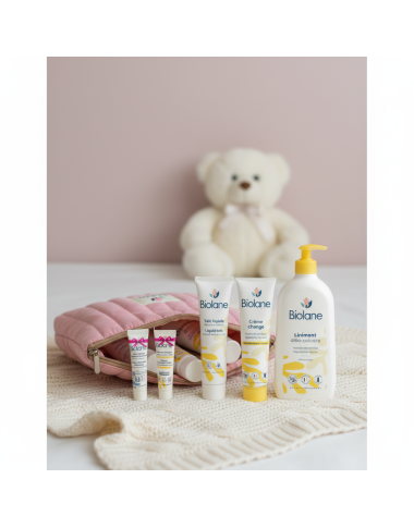 Trousse de Change Biolane Rose : Coffret Complet Soins Bébé en Tunisie