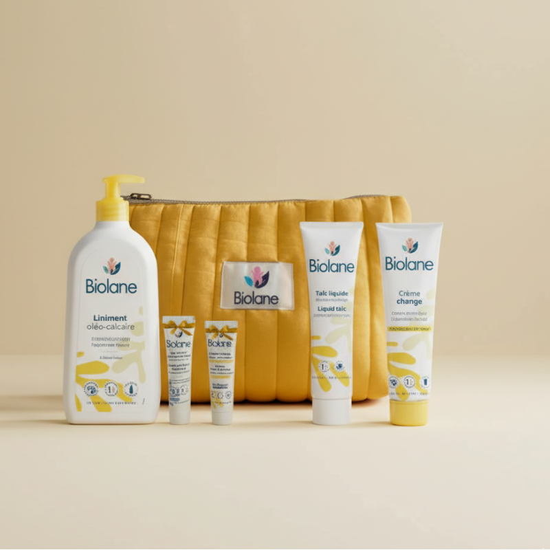 Trousse de Change Biolane Jaune : Le Kit Essentiel Bébé (Vente en Tunisie)