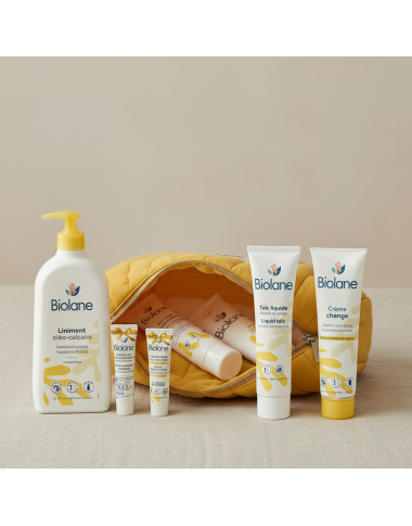 Trousse de Change Biolane Jaune : Le Kit Essentiel Bébé (Vente en Tunisie)