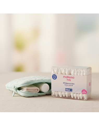 Bâtonnets Coton Materna Sécurité pour Bébé | Babymam