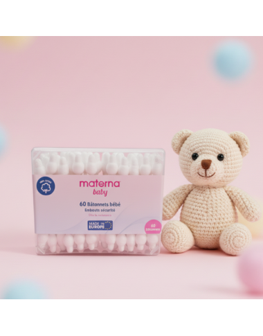 Bâtonnets Coton Materna – Nettoyage Doux et Sécurisé pour Bébé — BabyMam
