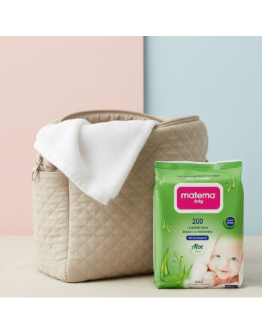 Lingettes Bébé Materna (x200) - Douceur & Propreté | Babymam