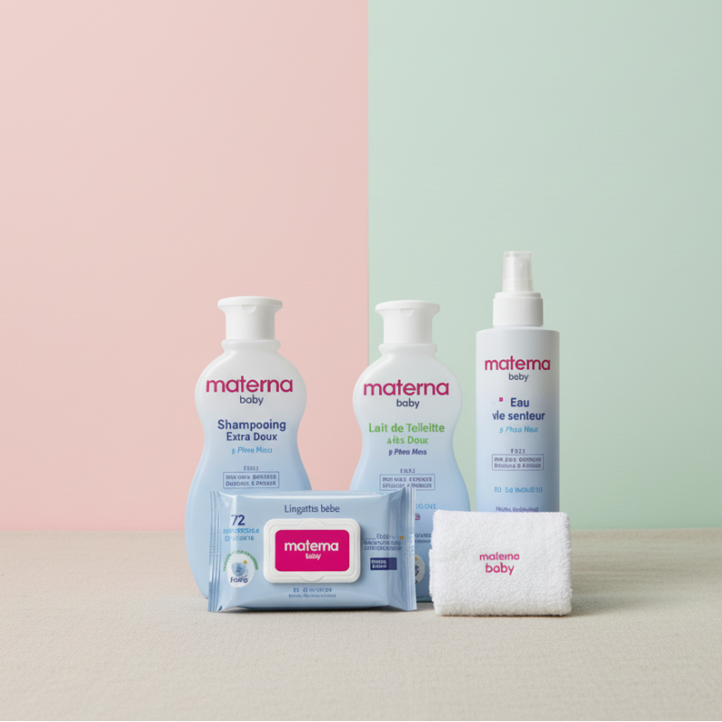 Trousse Bébé Materna : Le Coffret de Soins complet pour Nouveau-né en Tunisie